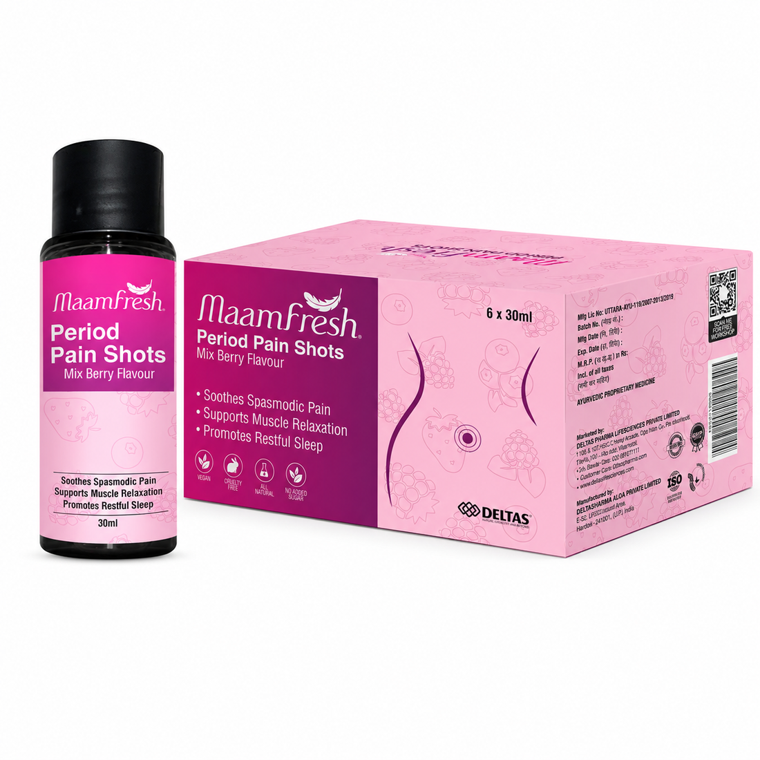 Maamfresh Period Pain Shots