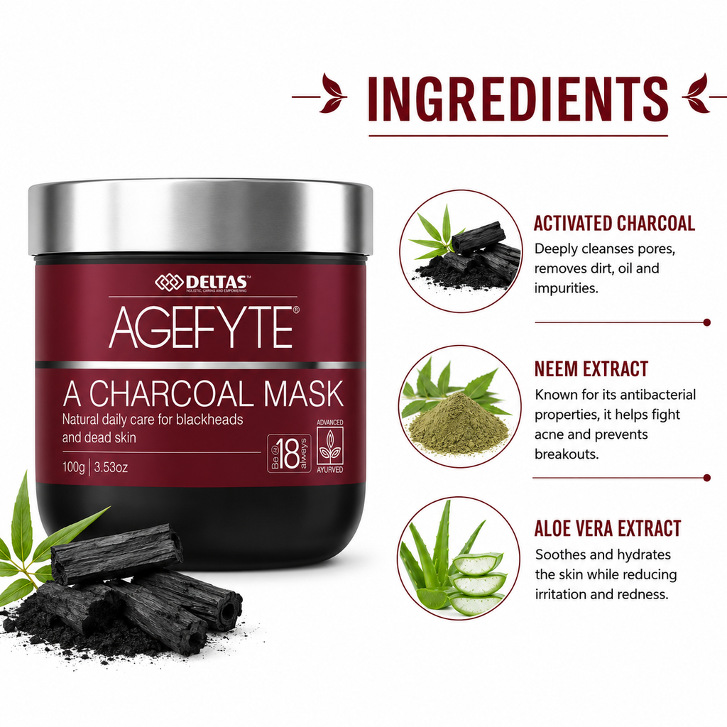 Agefyte A Charcoal Mask 100g