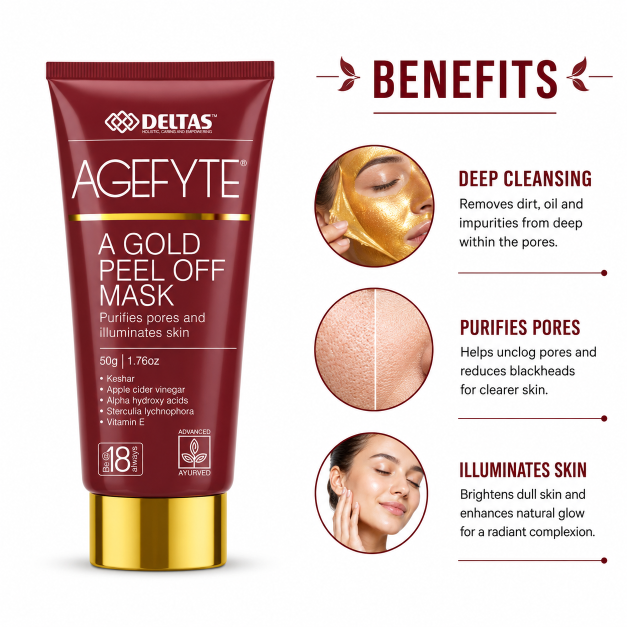 Agefyte A Gold Peel Off Mask