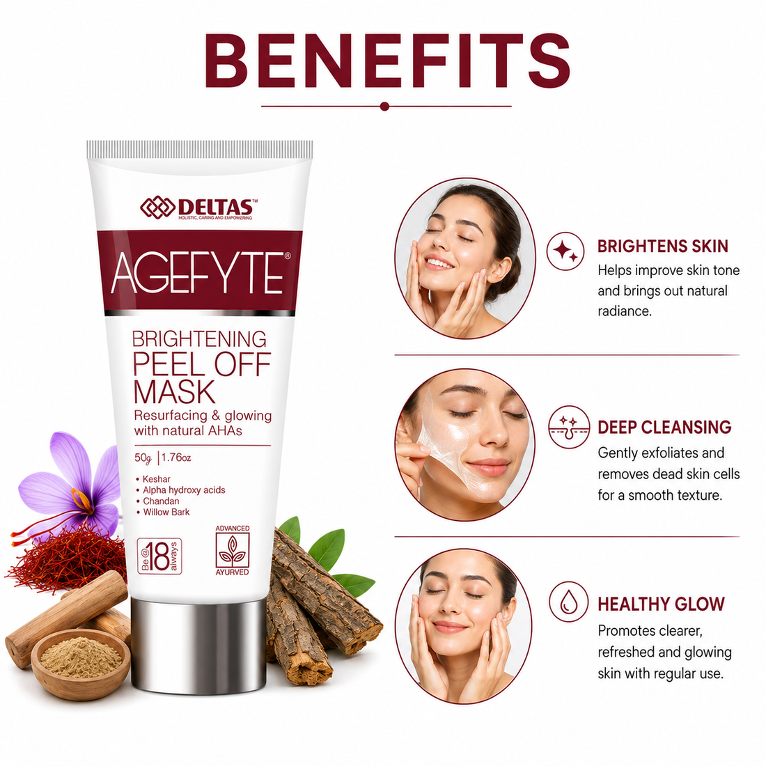 AGEFYTE Brightening Peel-Off Mask | 50g