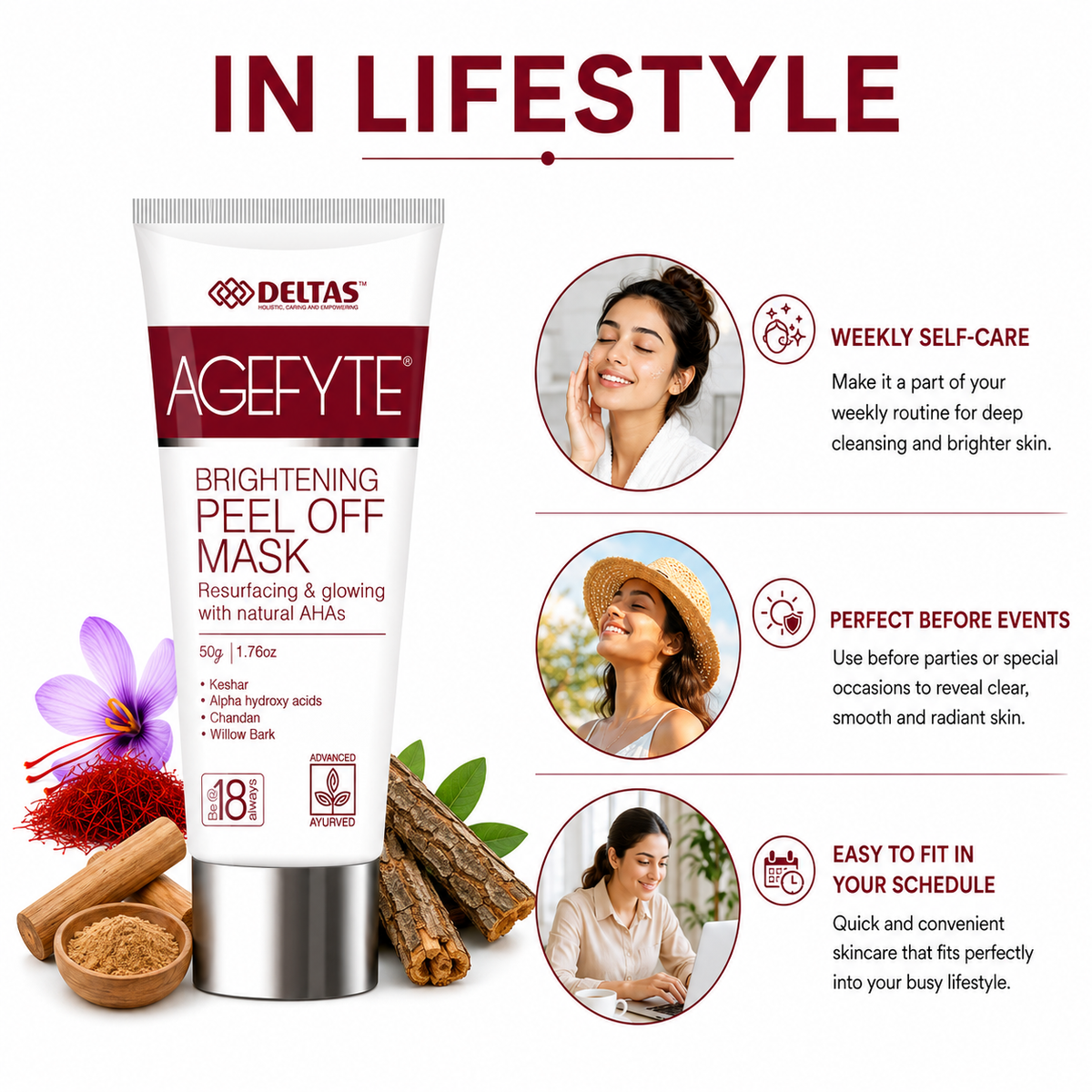 AGEFYTE Brightening Peel-Off Mask | 50g
