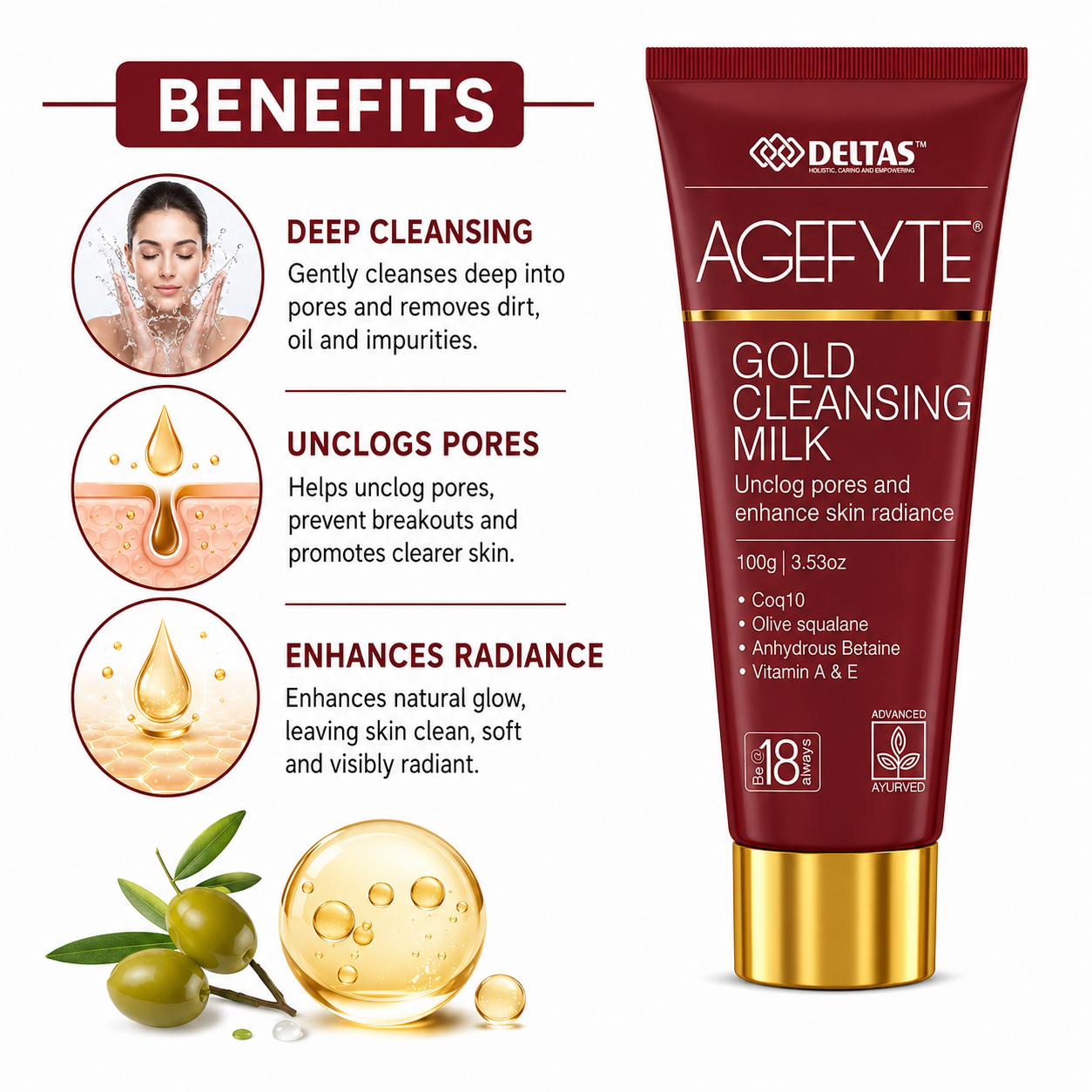 Agefyte Gold Cleansing Milk