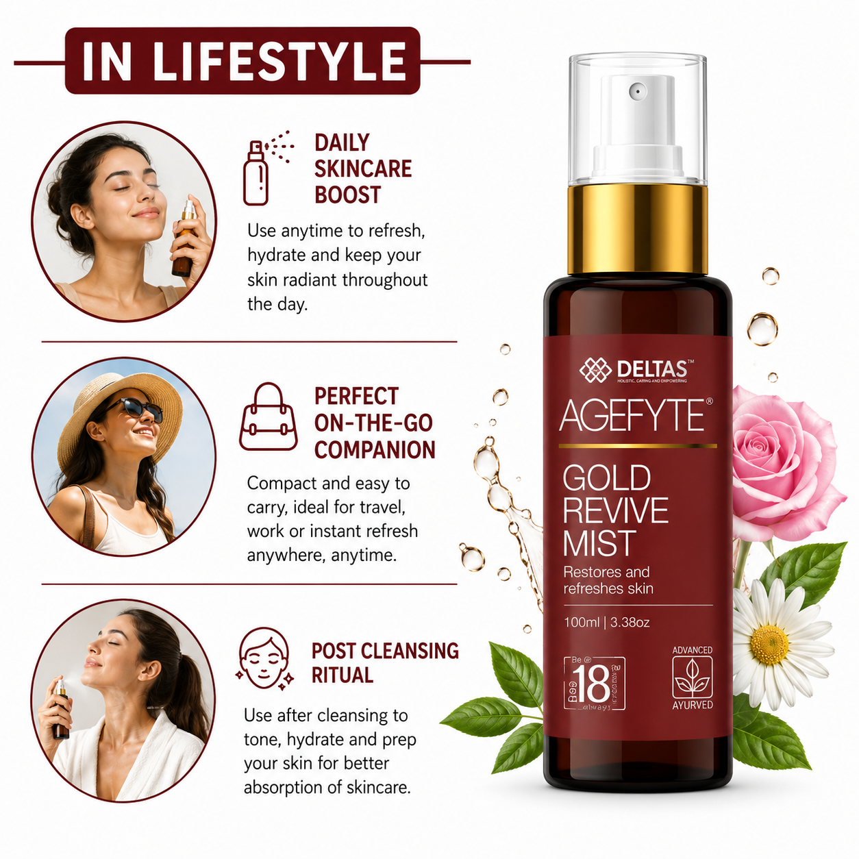 Agefyte Gold Revive Mist 100ml