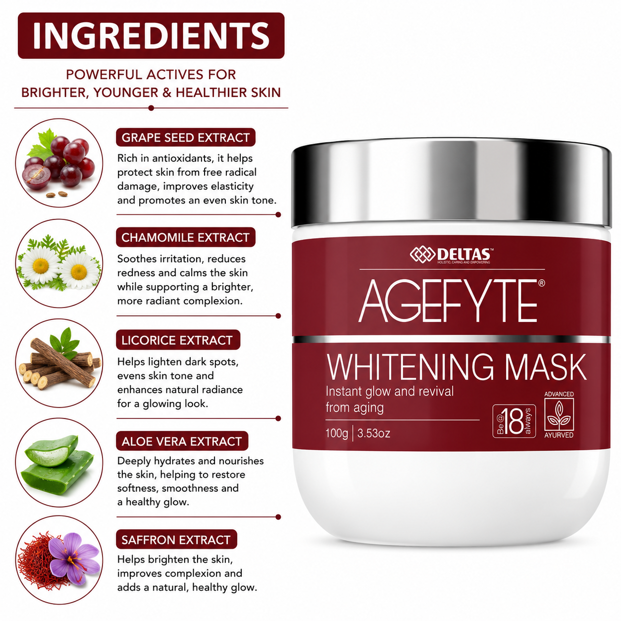 Agefyte Whitening Mask