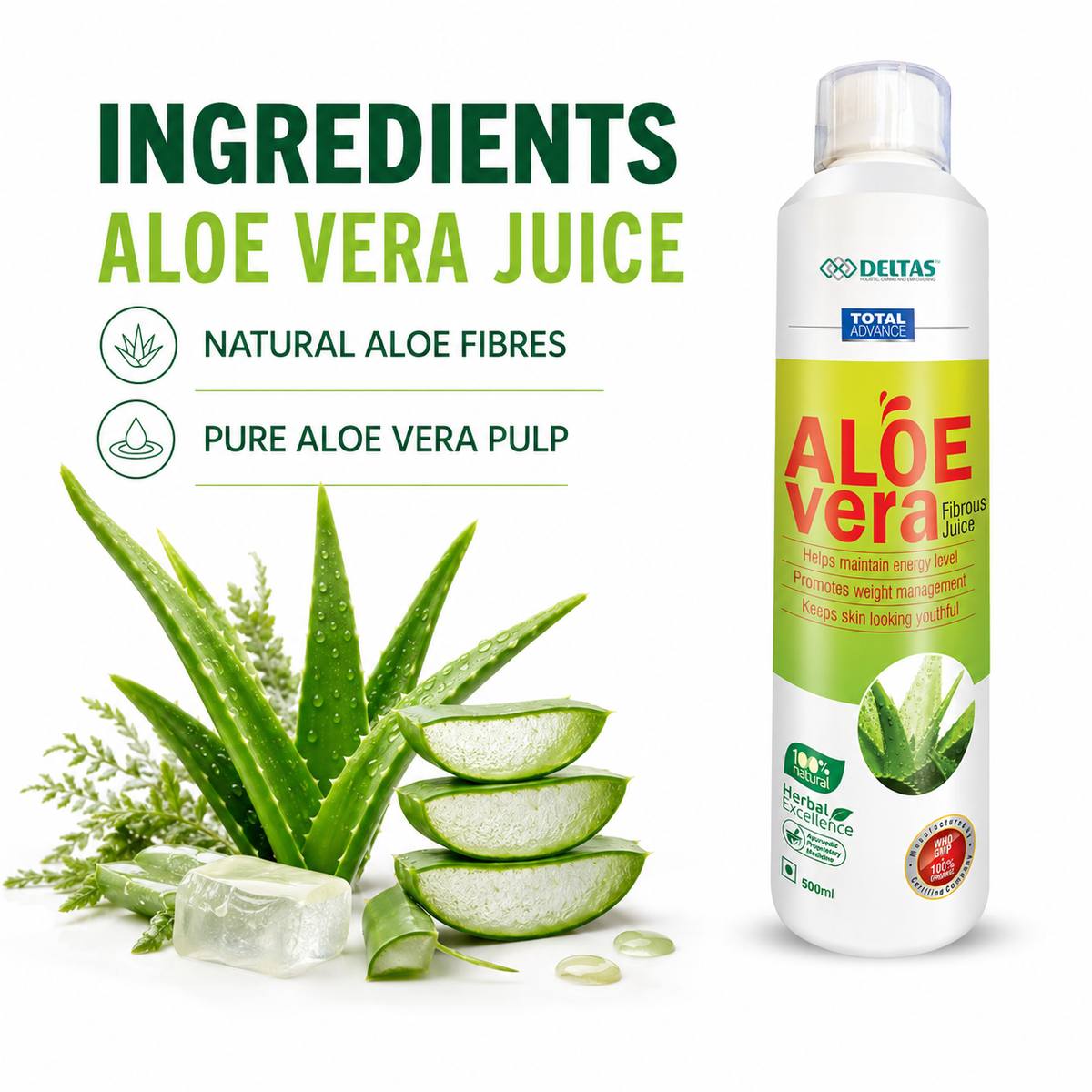 Aloe Vera Fibrous Juice | 500ml