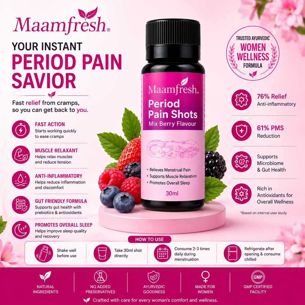 Maamfresh Period Pain Shots 30mlx6