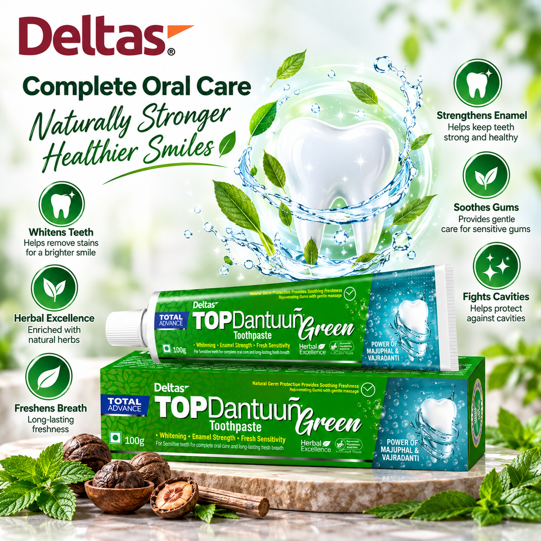 TOPDantuun Green Toothpaste | 100g