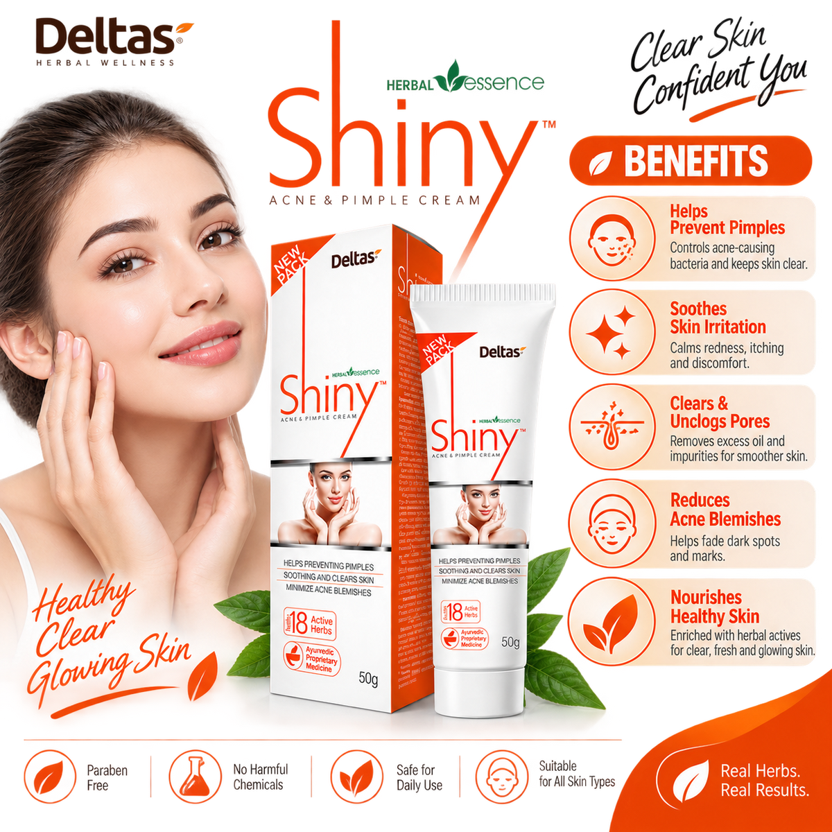 Shiny Acne & Pimple Cream | 50g