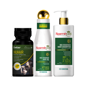 Nuhair capsule hair oil & shampoo