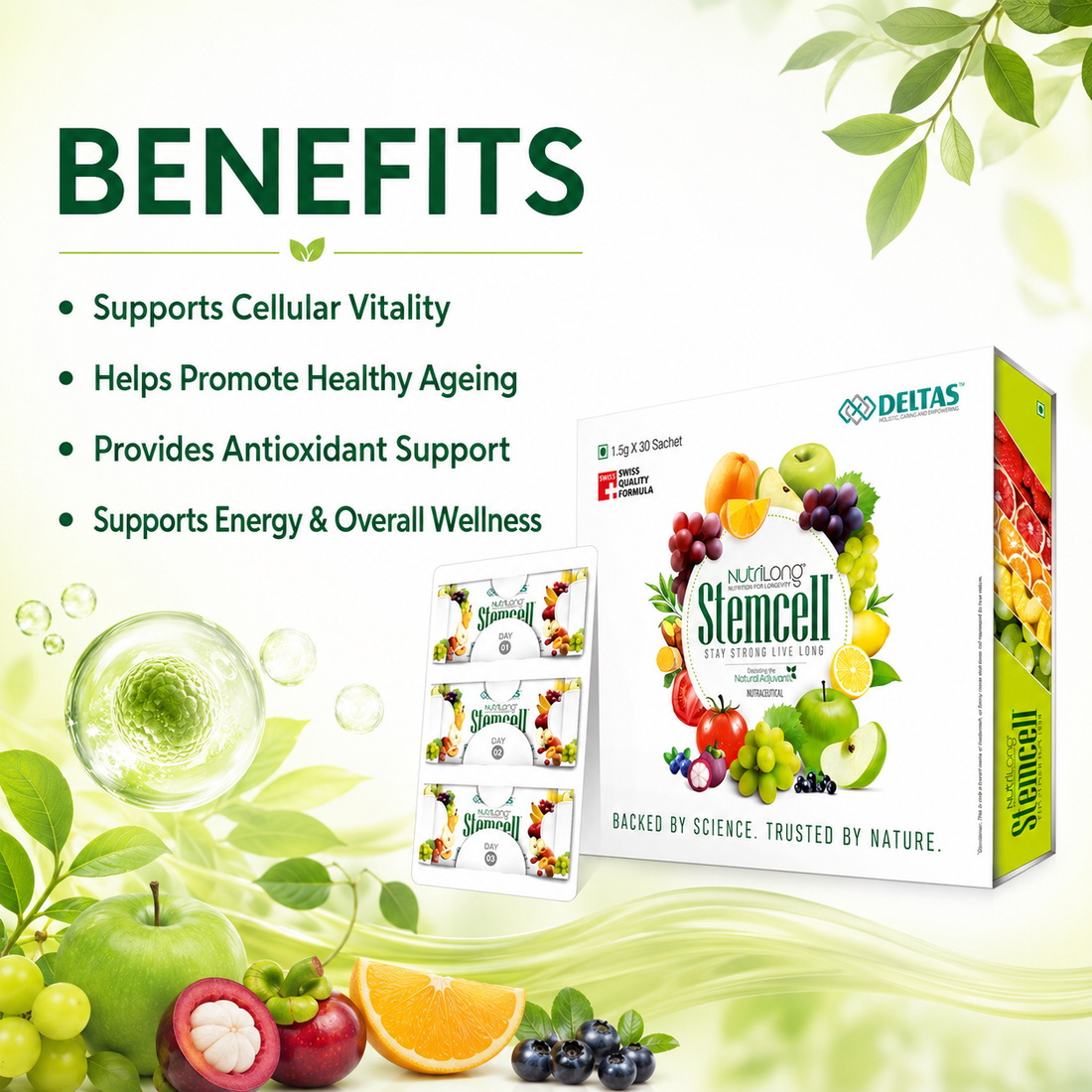 Nutrilong Stemcell | 30 Sachets × 1.5g