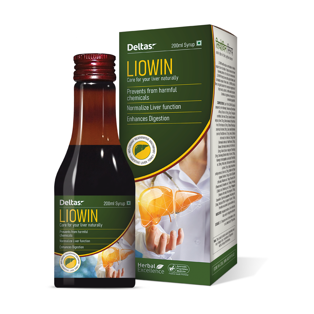 Deltas Liowin Ayurvedic Liver Support Syrup 200ml