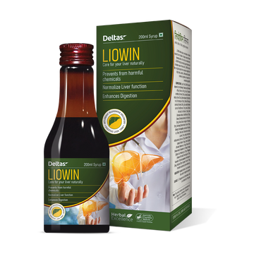 Deltas Liowin Ayurvedic Liver Support Syrup 200ml