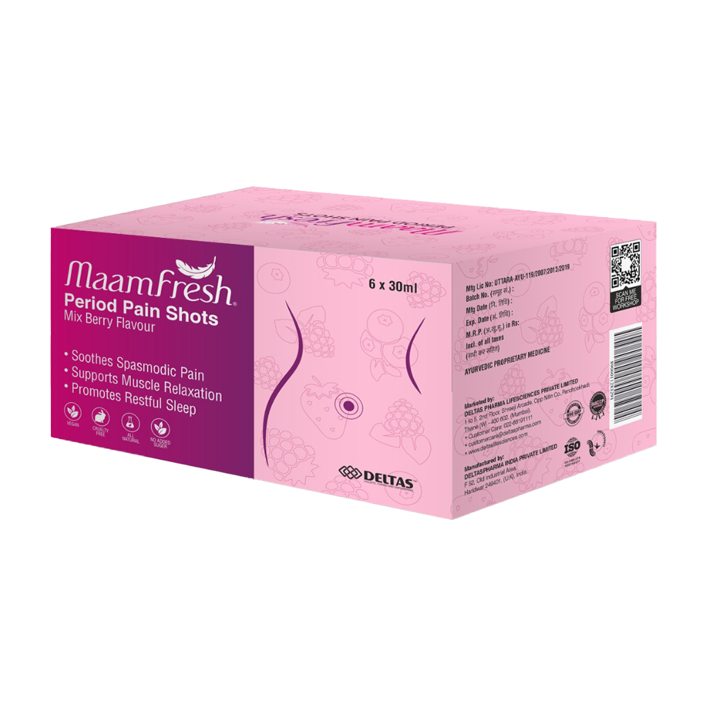 Maamfresh Period Pain Shots 30mlx6