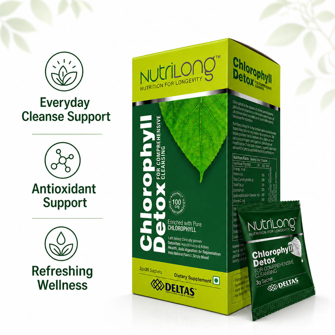 Nutrilong Chlorophyll Detox |3gx30sachets